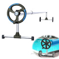 High-Quality Stainless Steel 304 Manual Cover Roller Reel with Buckle Straps for In-Ground Swimming Pools: Pool Maintenance Essential